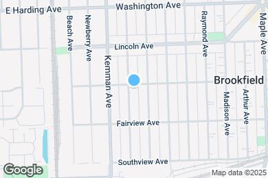 Map image of the property - 3703 Blanchan Ave