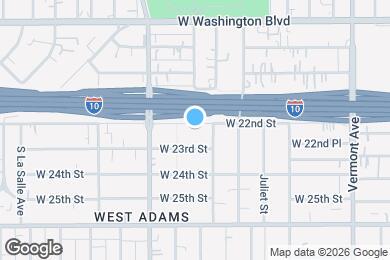 Map image of the property - 1726 W 22nd St