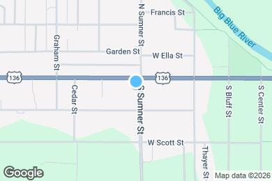 Map image of the property - 105 S Sumner St