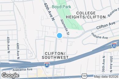 Map image of the property - 626 40th Ave N