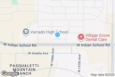 Map image of the property - 19880 W Monterosa St