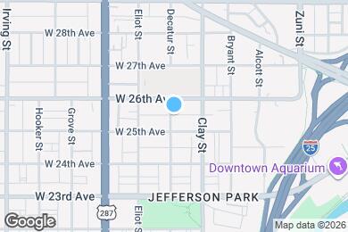 Map image of the property - 2526 Decatur St