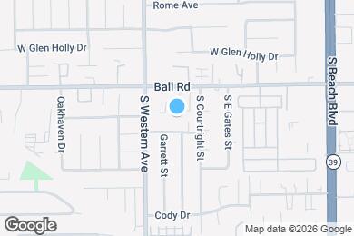 Map image of the property - 3143 W Lanerose Dr