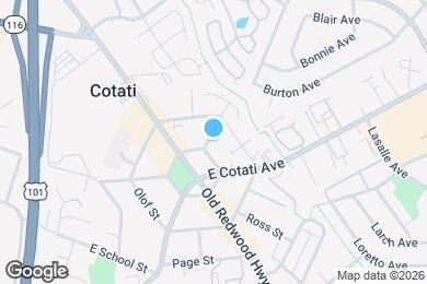 Map image of the property - 84 E Sierra Ave