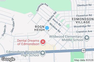 Map image of the property - 1003 Walnut Ave