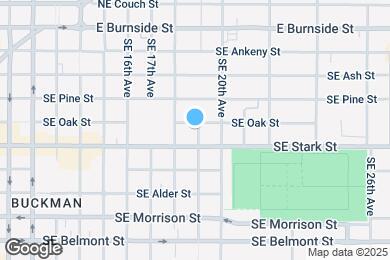 Map image of the property - 1838 SE Oak St