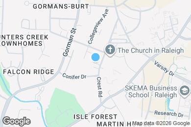 Map image of the property - 1620 Crest Rd