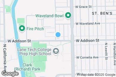 Map image of the property - 2450 W Addison St