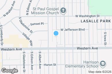 Map image of the property - 233 S Chicago St