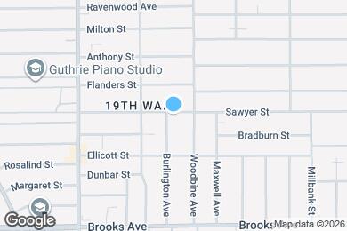 Map image of the property - 485 Sawyer St