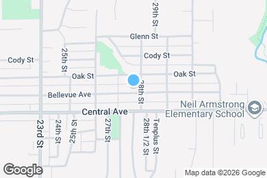 Map image of the property - 2758 Bellevue Ave