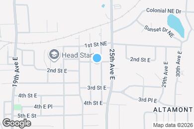 Map image of the property - 2407 2nd St E