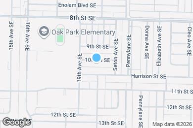Map image of the property - 1913 10th St SE