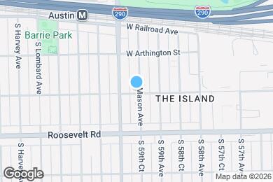Map image of the property - 1056 S Mason Ave