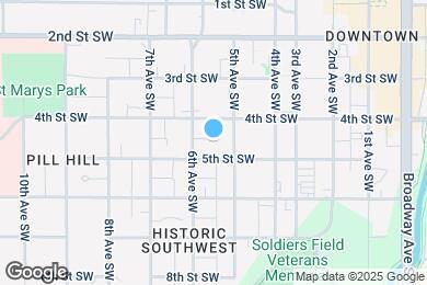 Map image of the property - 410 6th Ave SW