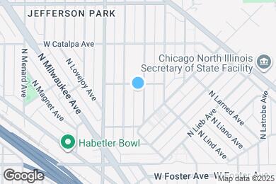 Map image of the property - 5354 N Linder Ave