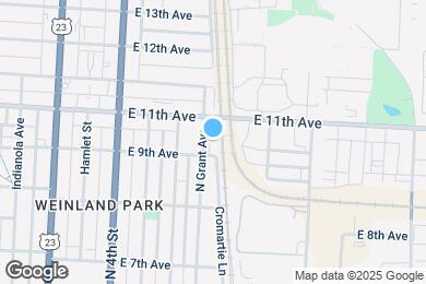 Map image of the property - 1460 Grant