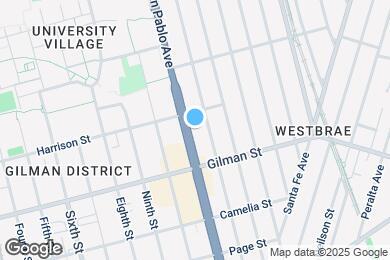 Map image of the property - 1215 San Pablo Ave