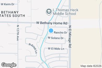 Map image of the property - 12439 W Rancho Dr