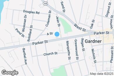 Map image of the property - 303 Parker St