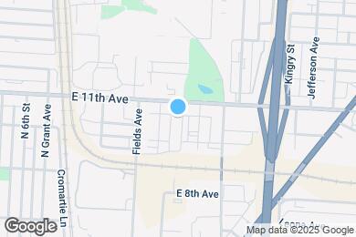 Map image of the property - 1427 Grogan Ave