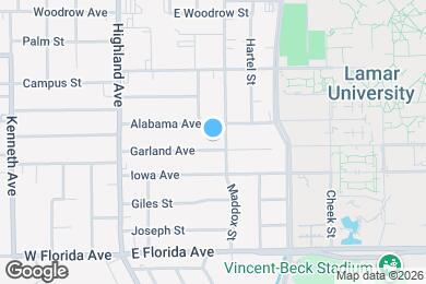 Map image of the property - 485 Garland St