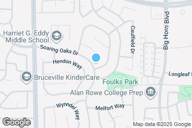 Map image of the property - 9417 Soaring Oaks Dr