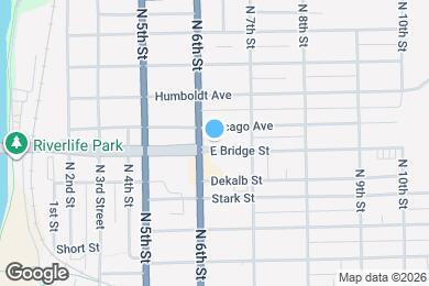 Map image of the property - 608 E Bridge St