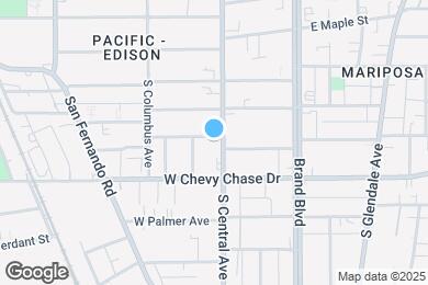 Map image of the property - 1001 S Central Ave