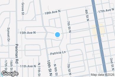 Map image of the property - 825 14th Ave N