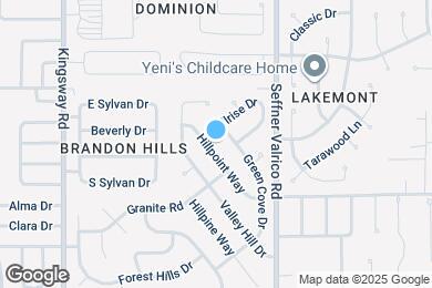 Map image of the property - 709 Hillpoint Way