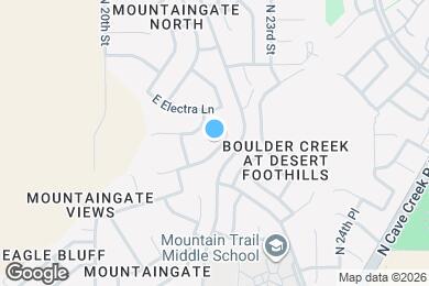 Map image of the property - 2212 E Vista Bonita Dr