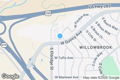 Map image of the property - 4276 S Eldridge St