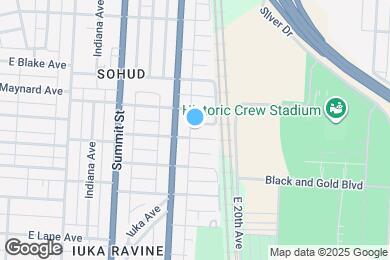 Map image of the property - 464 E Oakland Ave