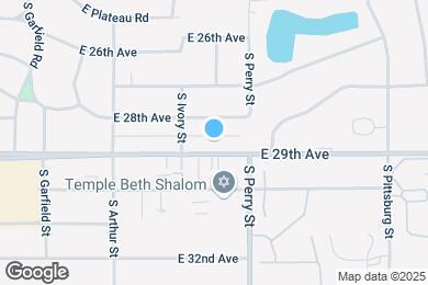 Map image of the property - 1227 E 29th Ave