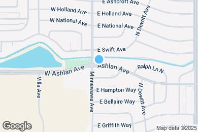 Map image of the property - 5188 E Ashlan Ave