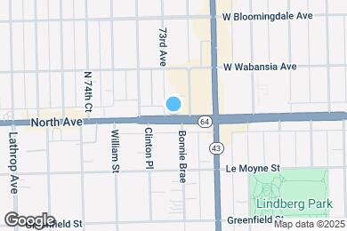 Map image of the property - 7234 W North Ave