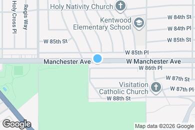 Map image of the property - 6757 W 86th Pl