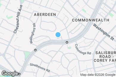 Map image of the property - 1711 Commonwealth Ave