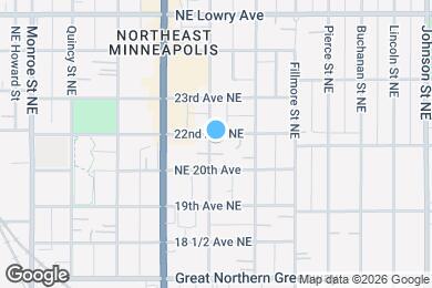Map image of the property - 1002 22nd Ave NE