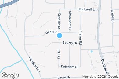 Map image of the property - 629 Bounty Dr