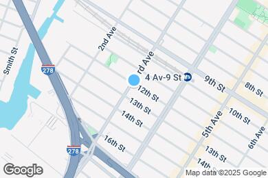 Map image of the property - Incredible Studio in Prime Gowanus