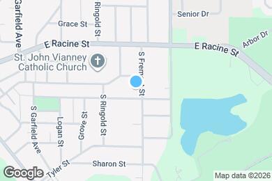 Map image of the property - 604 S Fremont St