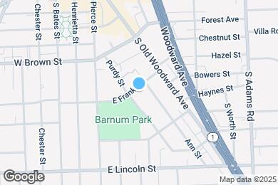 Map image of the property - 342 E Frank St
