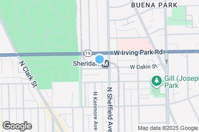 Map image of the property - 1016 W Dakin St