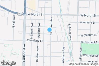 Map image of the property - 805 N Leverett Ave