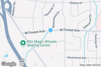 Map image of the property - 942 W Forest Ave