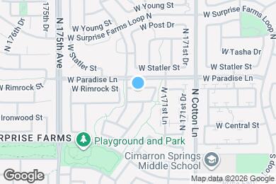 Map image of the property - 17261 W Rimrock St