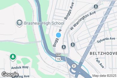 Map image of the property - 843 Boggs Ave