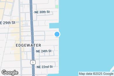 Map image of the property - 700 NE 26th Terrace